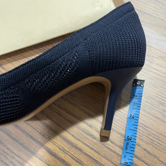 Navy Knit Heels - Picture 6 of 6